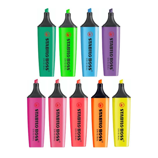 Marca Texto Stabilo Boss Tons Neons
