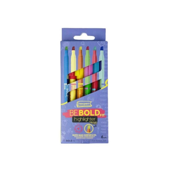 Marca Texto Perfumado Be Bold Fit 6 Cores