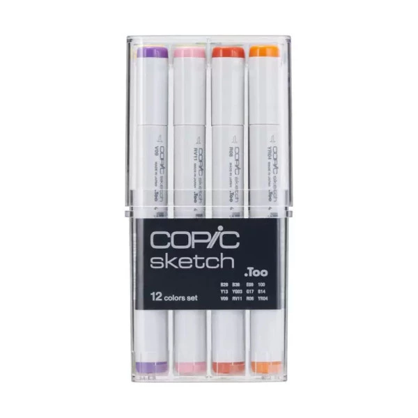 Marcador Copic Sketch Basic 12 cores