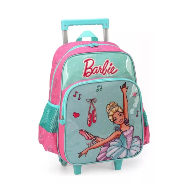 Mochila Escolar De Rodinhas Barbie Luxcel