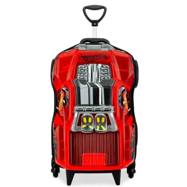 Mochila Escolar Infantil Hot Wheels MaxToy Dawzilla Vermelho