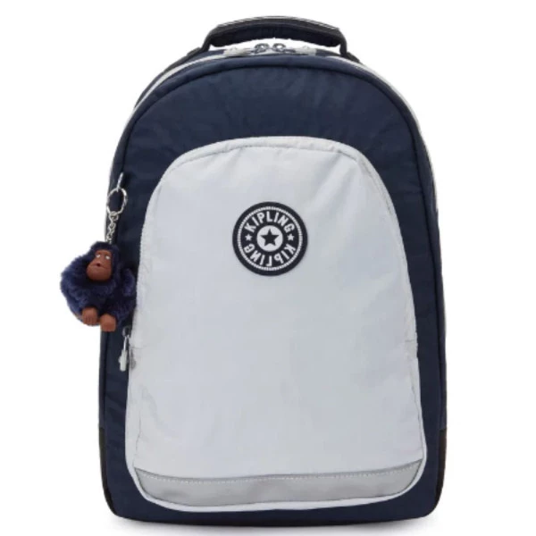 Mochila Kipling Class Room True Blue Grey 28L