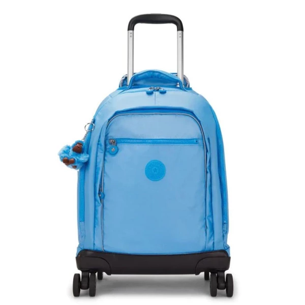 Mochila Kipling New Zea De Rodinhas Fairy Aqua Metallic