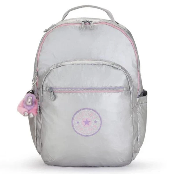 Mochila Kipling Seoul Candy Metal Fun 27L