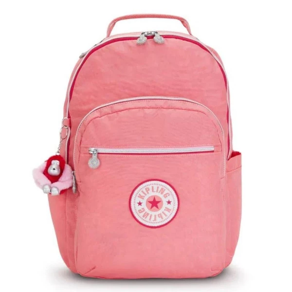 Mochila Kipling Seoul Joyous Pink Fun 27L
