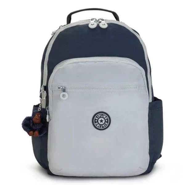 Mochila Kipling Seoul True Blue Grey 27L