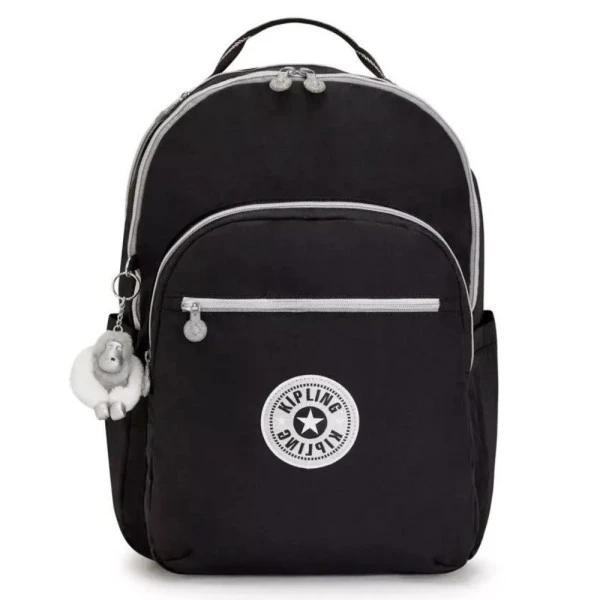 Mochila Kipling Seoul True Black Fun 27L