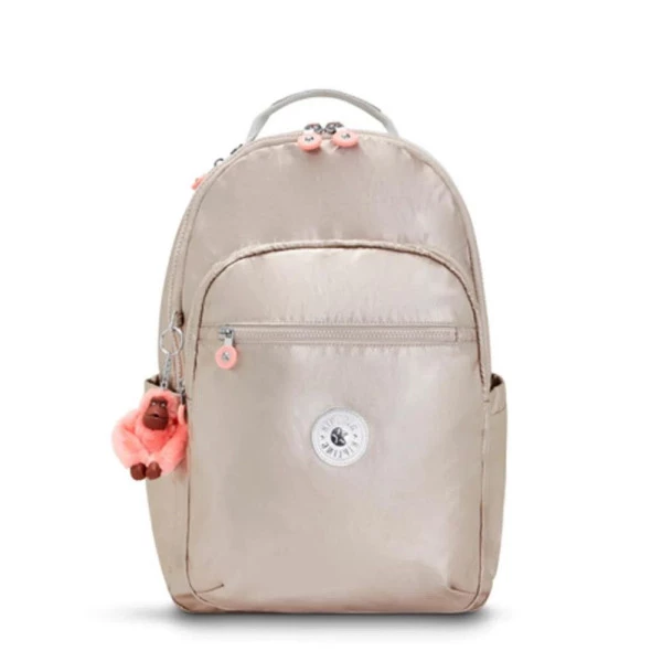 Mochila Kipling Seoul Dourada 27L