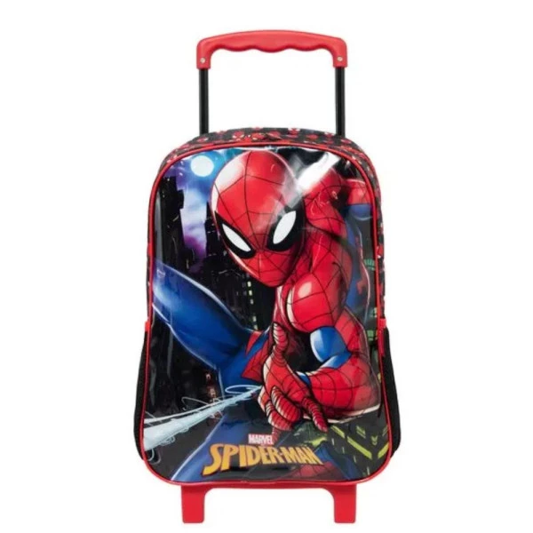 Mochila Escolar de Rodinhas Homem Aranha Xeryus
