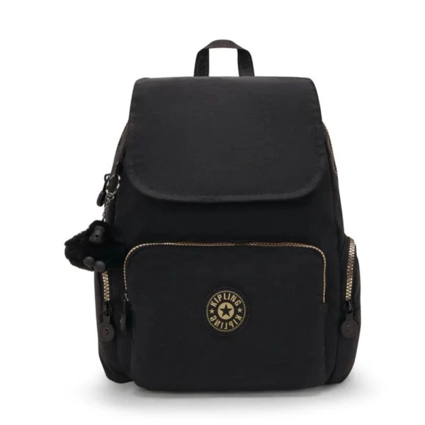 Mochila Kipling City Zip S Glorious Gold 13L
