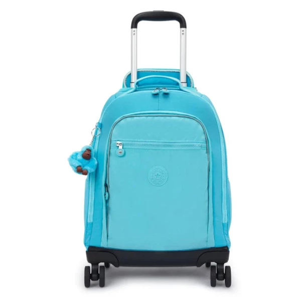 Mochila Kipling De Rodinhas New Zea Funky Turq Bl