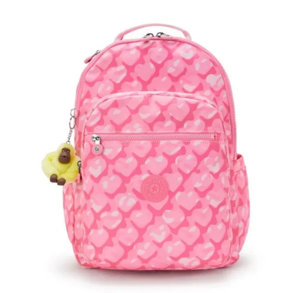 Mochila Kipling Seoul Adorable Hearts 27L