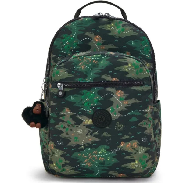 Mochila Kipling Seoul College Camo Treasure 32L