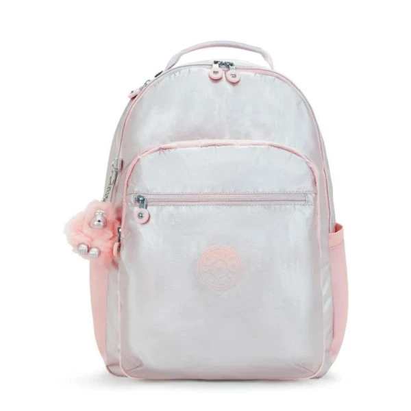 Mochila Kipling Seoul Ice Metal Bl 27L