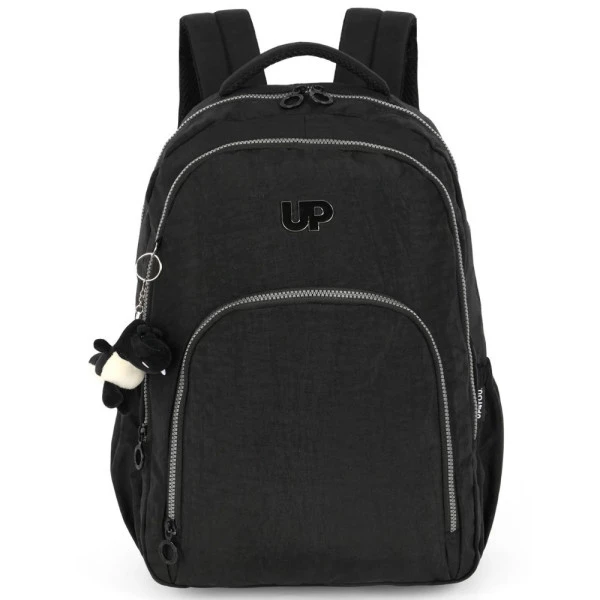 Mochila Laptop de Costas Preto Crinkle Dino Up4You