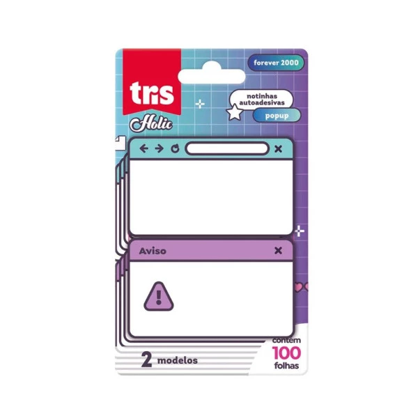 Notas Adesivas Tris Holic Pop Up Forever 2000 2 Modelos