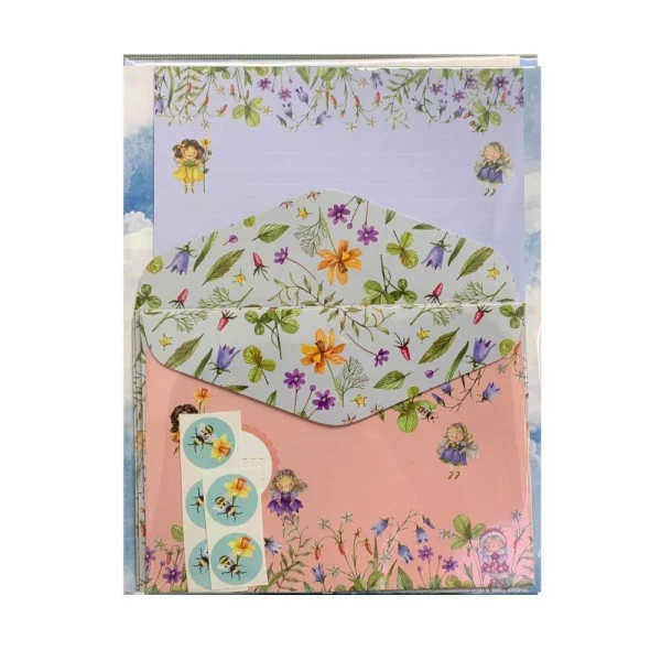Papéis de Carta Kit com Envelopes Floresta Encantada La Palomita