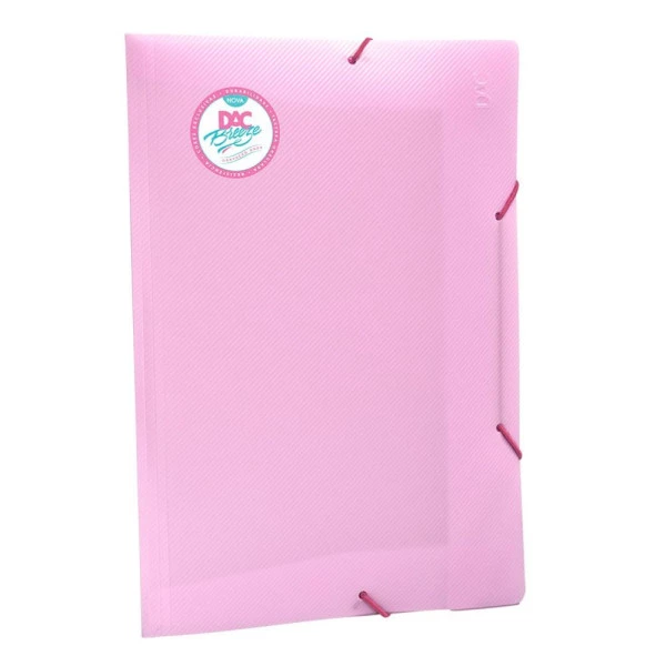 Pasta Aba com Elástico Breeze Rosa Dac