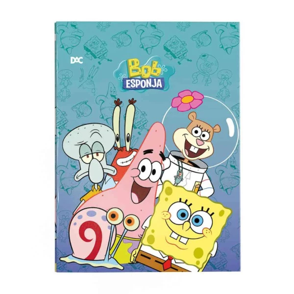 Pasta Catálogo A4 Bob Esponja C/10 Envelopes DAC