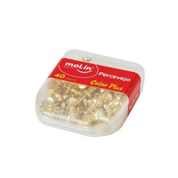 Percevejo Molin Color Plus Ouro Color Plus 40Un
