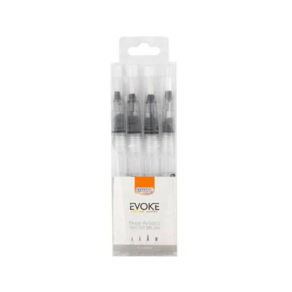 Pincel Artístico Para Aquarela Water Brush Evoke BRW C/4 Un