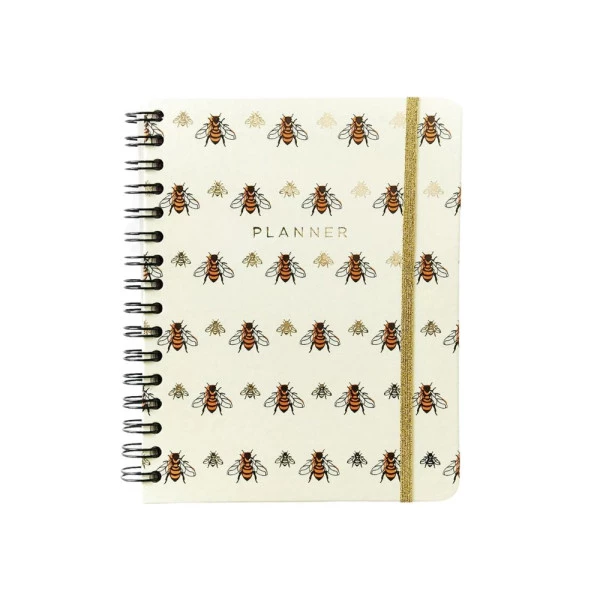 Planner Permanente Cicero Wire-O Melissa Favo De Abelhas A5