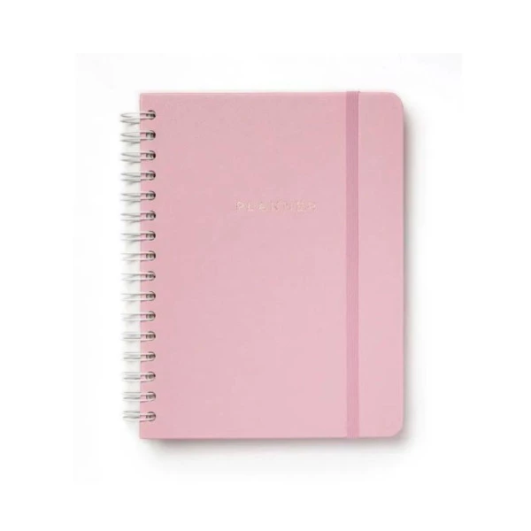Planner Permanente Cicero Wire-O Pastel Rosa A5