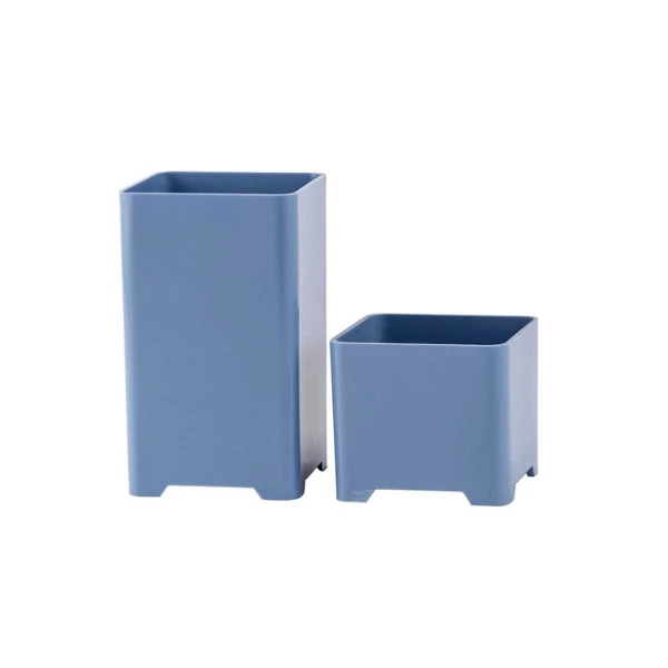 Porta Caneta Escritório Maxcril 2un Azul Pastel