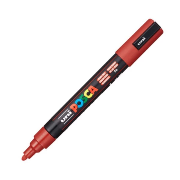 Caneta Posca PC-5M Vermelho Rubi