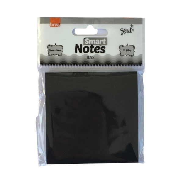 Post It Preto BRW c/ 50 FLS