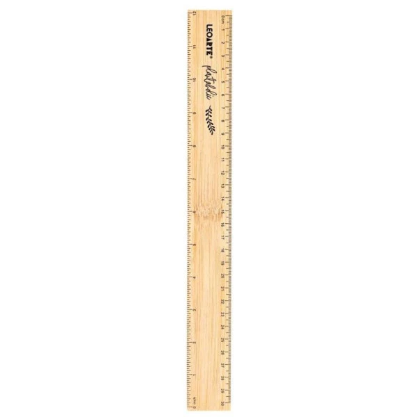 Régua 30cm De Bambu LeoArte Planta Holic