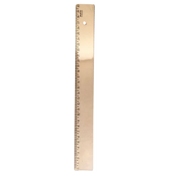 Régua 30cm Waleu Ouro New Line