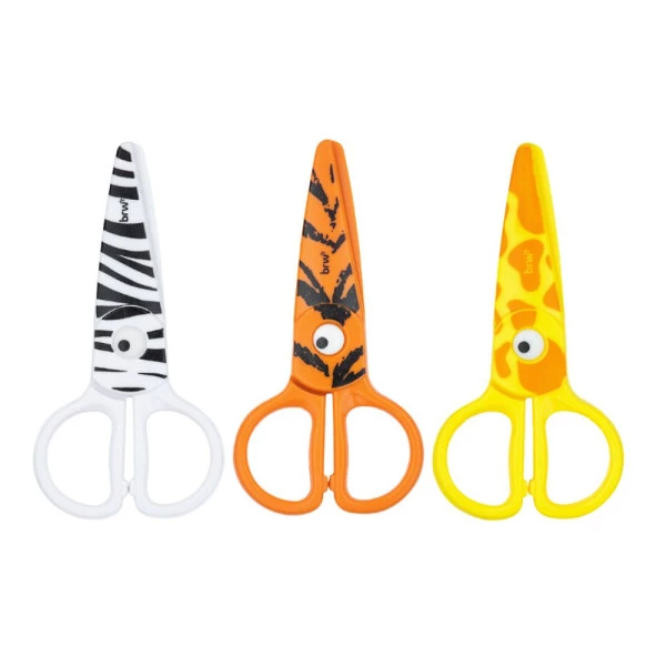 Tesoura Escolar Pet Zoo BRW Plástica