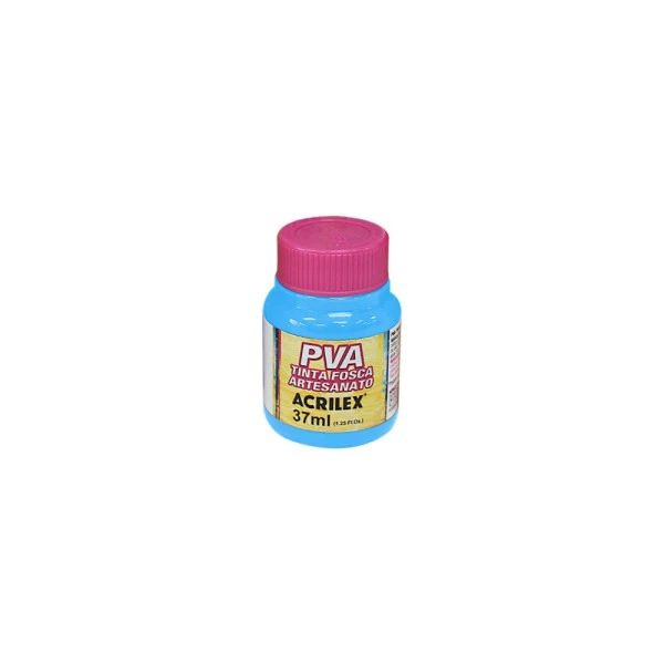 Tinta Fosca Artesanato PVA Acrilex 37ml Azul Celeste