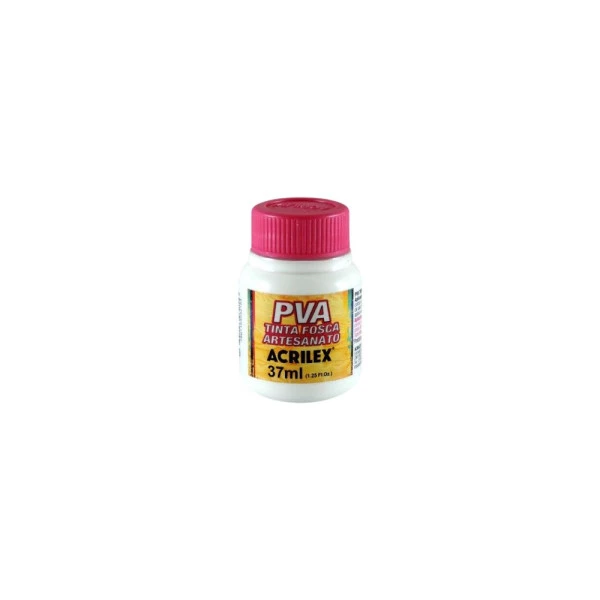 Tinta Fosca Artesanato PVA Acrilex 37ml Branco
