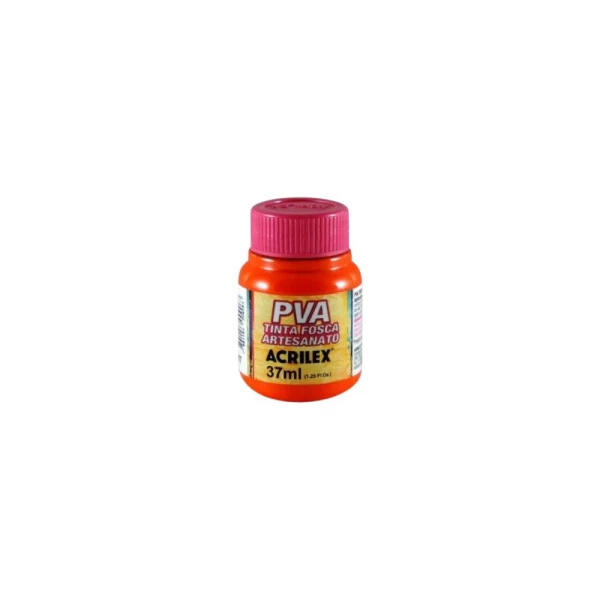 Tinta Fosca Artesanato PVA Acrilex 37ml Laranja