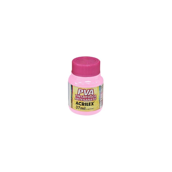 Tinta Fosca Artesanato PVA Acrilex 37ml Rosa