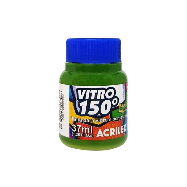 Tinta Para Vidro Vitro 150 Acrilex Verde Folha