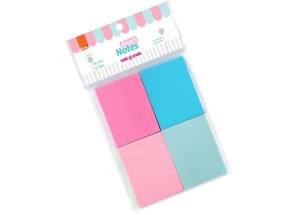 Post-it Notas Adesivas BRW Tutti Frutti 4 Cores 200F 38x51mm