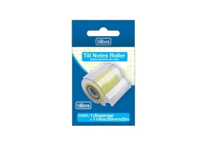 Adesivo Rolo C/ Dispenser Tilibra Tili Notes Roller 50mm x 5m