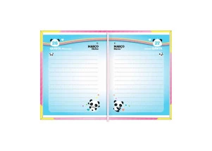 Agenda Diária 2025 Costurada Mini Tilibra Lovely Friend All Feelings 78mm x 108mm