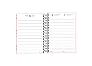 Agenda Diária 2025 Espiral Tilibra D+ Animais 117mm x 164mm