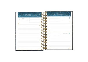 Agenda Diária 2025 Espiral Tilibra Magic Made Of Stars 129mm x 187mm