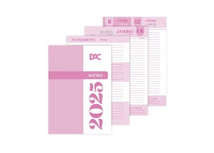 Agenda Diária 2025 Executiva Costurada Dac All Star 134mm x 190mm