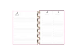 Agenda Diária 2025 Executiva Espiral Tilibra Lume Amarelo 177mm x 240mm