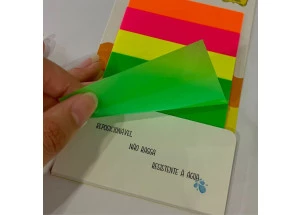 Post-It Transparente Com Cor Neon Smart Notes BRW 40F