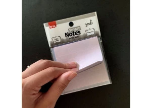 Bloco Smart Notes Pautado Cinza 50Fls BRW