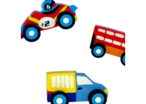 Borracha Fantasia Articulável Carros 3D Cis