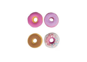 Borracha Mini Lancheira Donuts Tilibra C/4