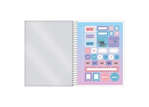 Caderno Colegial Stitch 1 Matéria 80F Foroni Caretas